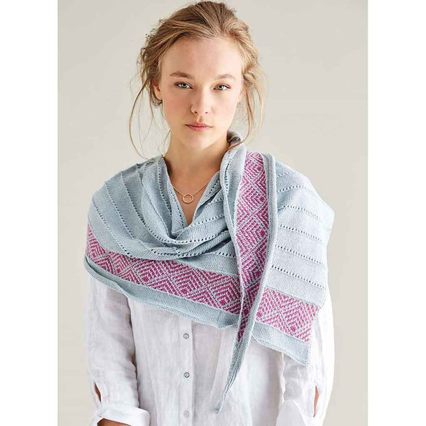 Rowan Habuati Womens Accessories Knitting Pattern using Silky Lace | Digital Download (ZB250-00004) - Main Image