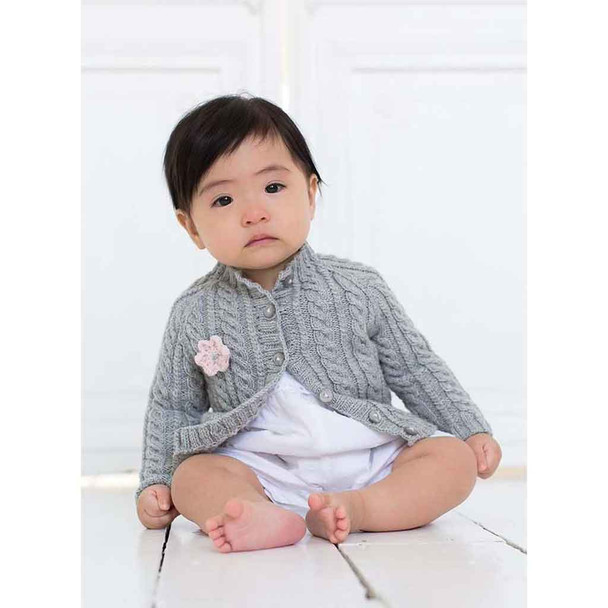 Rowan Billy Childrens Cardigan Knitting Pattern using Summerlite 4ply | Digital Download (ZB196-00003) - Main Image