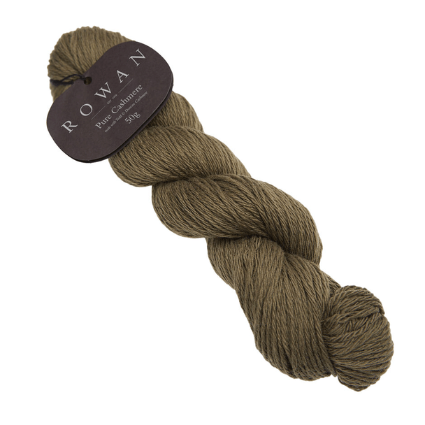 Rowan Pure Cashmere DK Knitting Yarn, 50g Hanks - 098 Olive