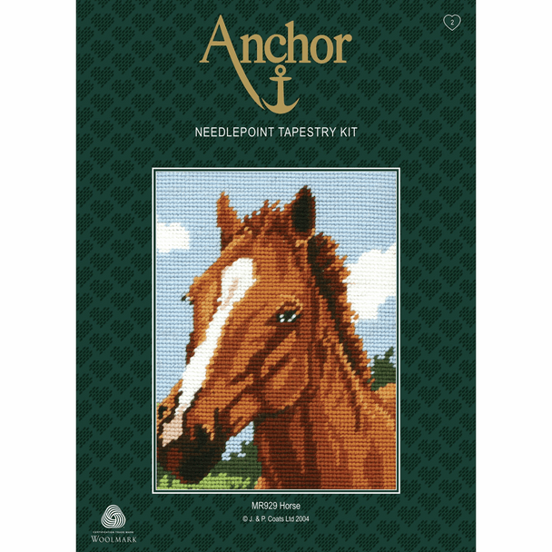 Anchor Tapestry Starter Kit | 18cm x 14cm | Brown Horse | MR929 | Packaging