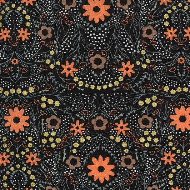 Dwell In Possibility Gingiber Moda Fabric | 48312-23M Night
