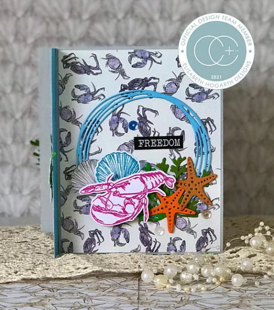 Sea & Shore Lighthouse Sea Stamp Set | Hackney & Co | Craft Consortium - Idea of what you can create