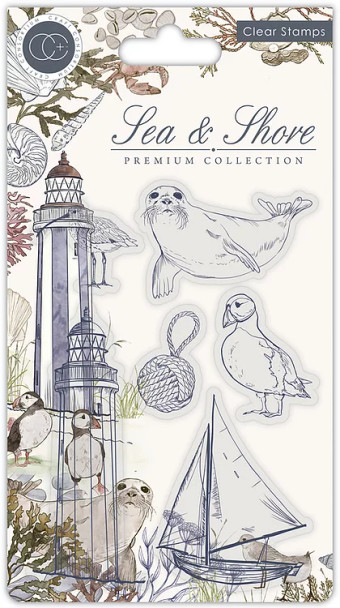 Sea & Shore Stamp Set | Hackney & Co | Craft Consortium - Main image