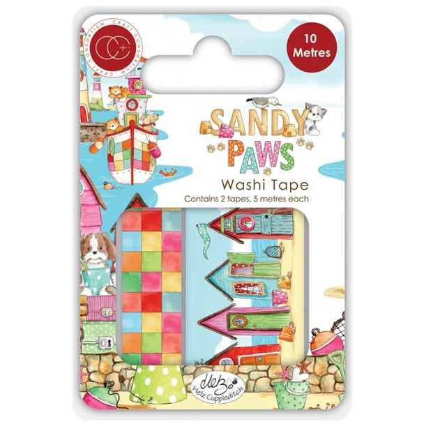 Sandy Paws Premium Washi Tape | Helz Cuppleditch | Craft Consortium- Main image