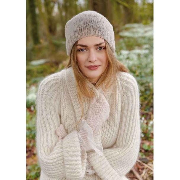 Rowan Ease Hat Womens Knitting Pattern using Cashmere Haze | Digital Download (ZM662-00002) - Main Image