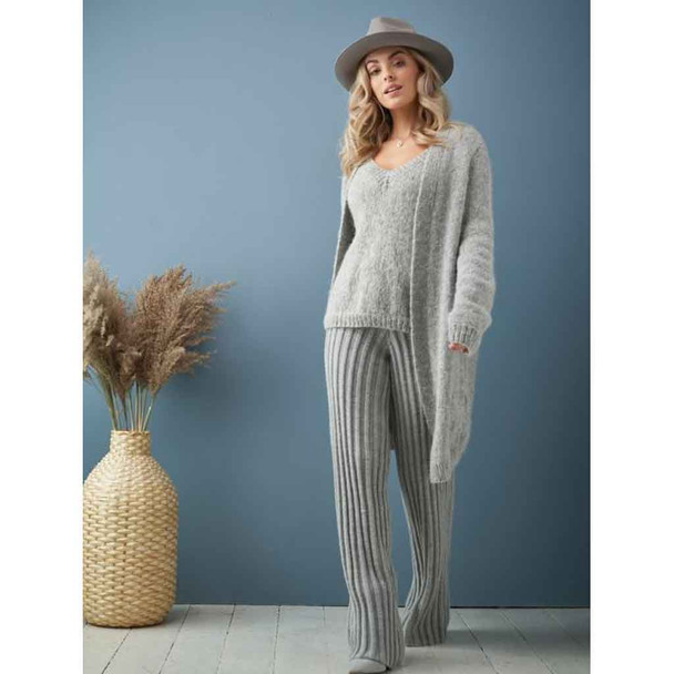 Rowan 003 Trousers Womens Knitting Pattern using Alpaca Soft DK | Digital Download (RM003-00003) - Main Image