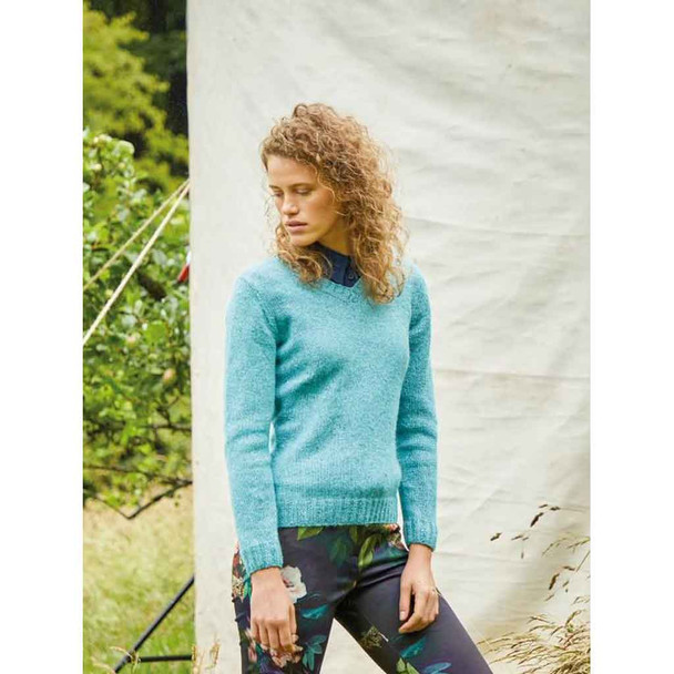 Rowan Forever Sweater Womens Knitting Pattern using Felted Tweed | Digital Download (ZB279-00011) - Main Image