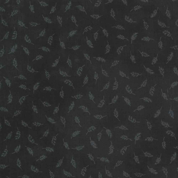 Botanicals Janet Clare Moda Fabric | 16912-14 Charcoal - Main Image