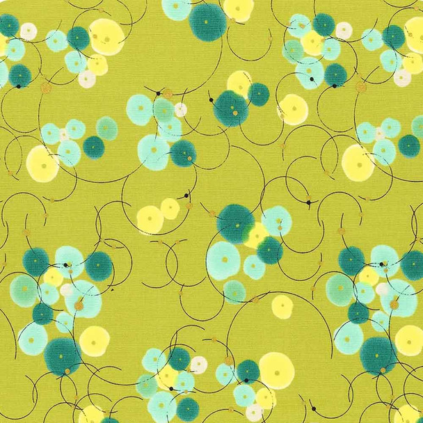 Dance in Paris | Zen Chic | Moda Fabrics | 1741-13M Chartreuse