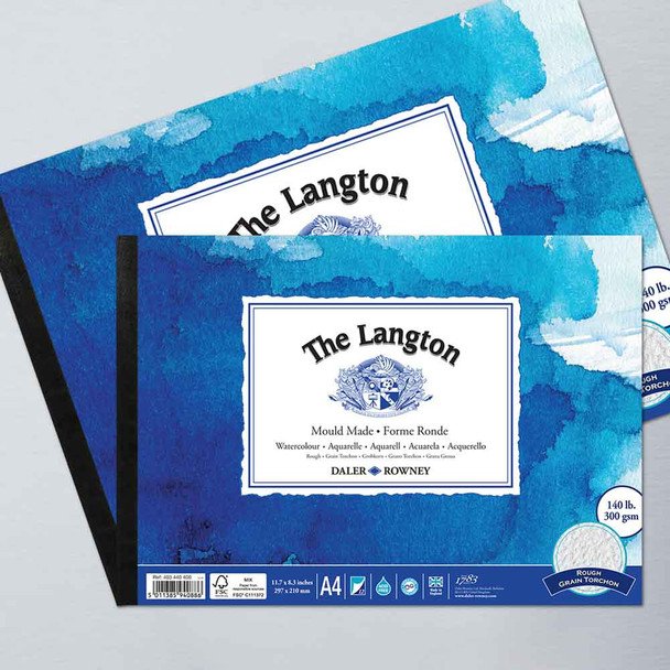 Daler Rowney The Langton Pads | Rough 300gsm | Gummed | Various Sizes