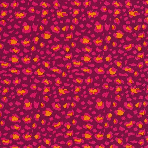 Jungle Paradise Stacy lest Hsu Moda Fabric | 20787-17 Magenta
