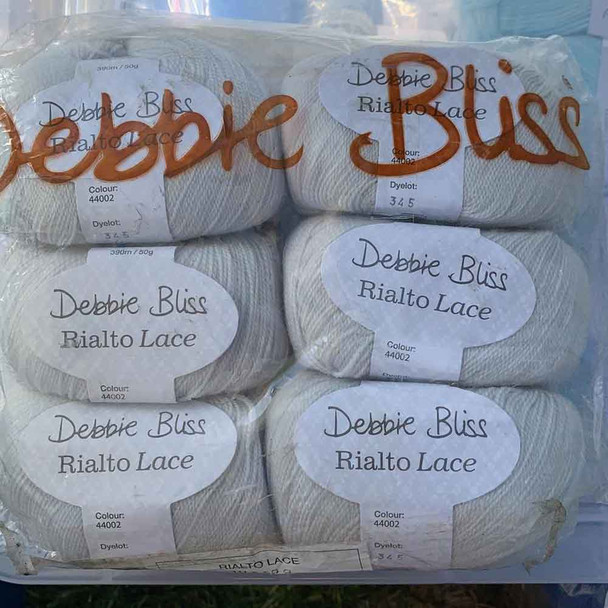 Debbie Bliss Rialto Lace Joblot | 6 balls | Shade 44002 Lot 345