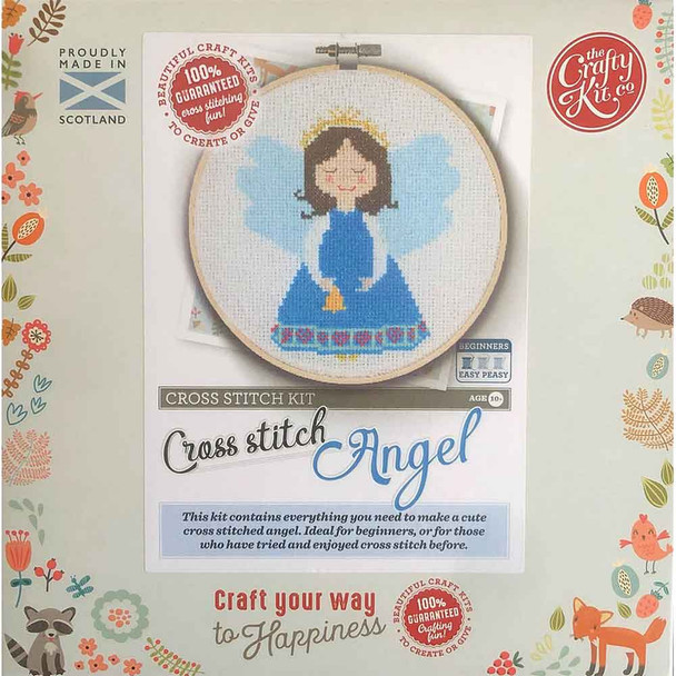 The Crafty Kit Company | Cross Stitch Kit | Angel