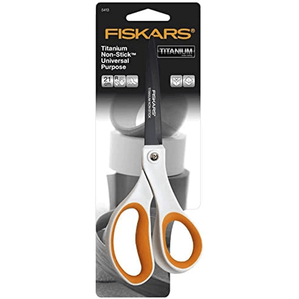 Titanium Non-Stick Multi-Purpose Scissors | 21 cm | Right Handed | Fiskars