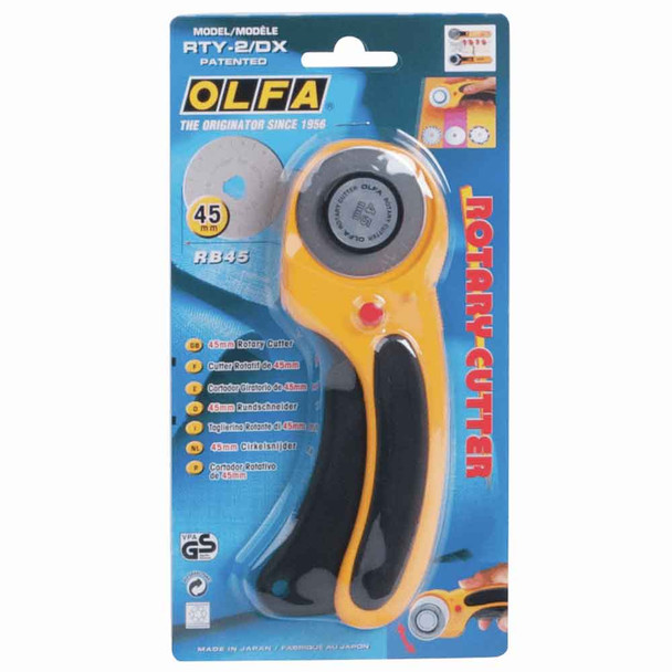 45 mm Rotary Cutter | Deluxe Retracting | Olfa