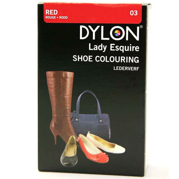 DYLON Lady Esquire Shoe Colouring (Red)