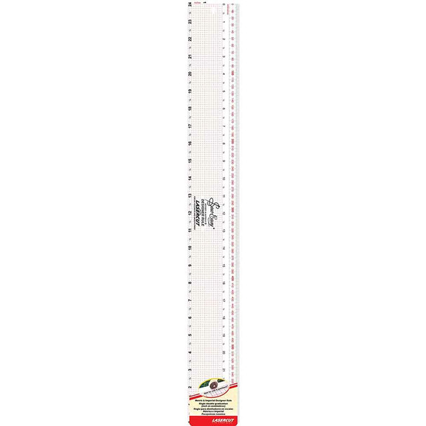 Sew Easy Designer Rule - Metric and Imperial Measurements | 24" / 60 cm