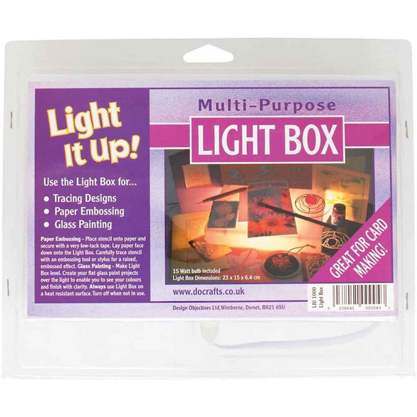 DoCrafts Multi-Purpose Light Box, Light it Up! (15 Watt bulb included) - Main Imjage