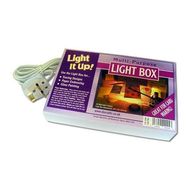 DoCrafts Multi-Purpose Light Box, Light it Up! (15 Watt bulb included)