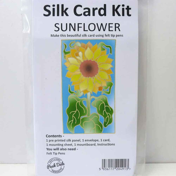 Peak Dale Silk Card Kit | Sunflower