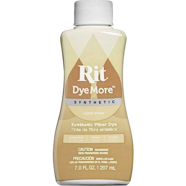  Rit DyeMore 207ml Bottles | Synthetic Fabric Dye for Polyester, Nylon & Acrylic - Sand Stone