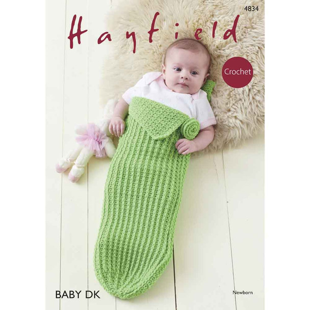 Baby Girl Pod Crochet Pattern | Sirdar Hayfield Baby DK 4834 | Digital Download - Main Image