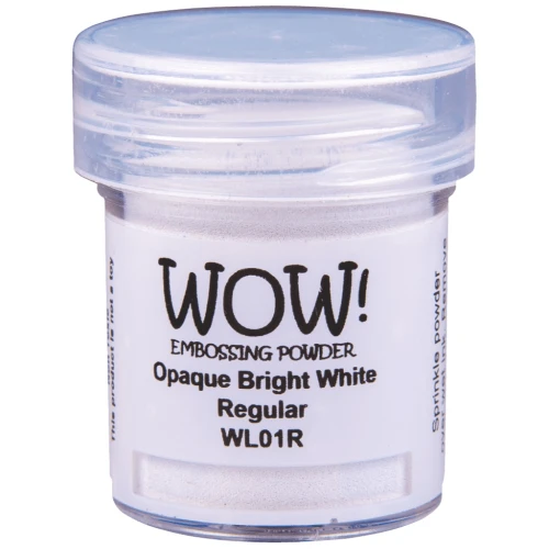 Opaque Whites Embossing Powder | WOW! | 15ml | Various Shades