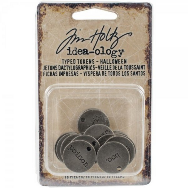 Halloween Typed Tokens | Tim Holtz Idea-ology - Main Image