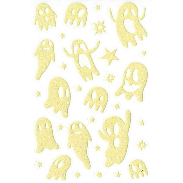 Glow-in-the-Dark Ghost Stickers