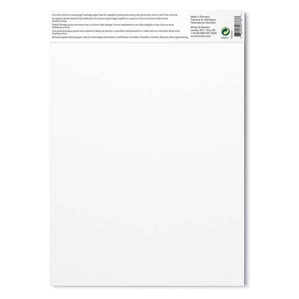 Winsor & Newton Smooth Surface Gummed Drawing Pad | A4 | 220gsm