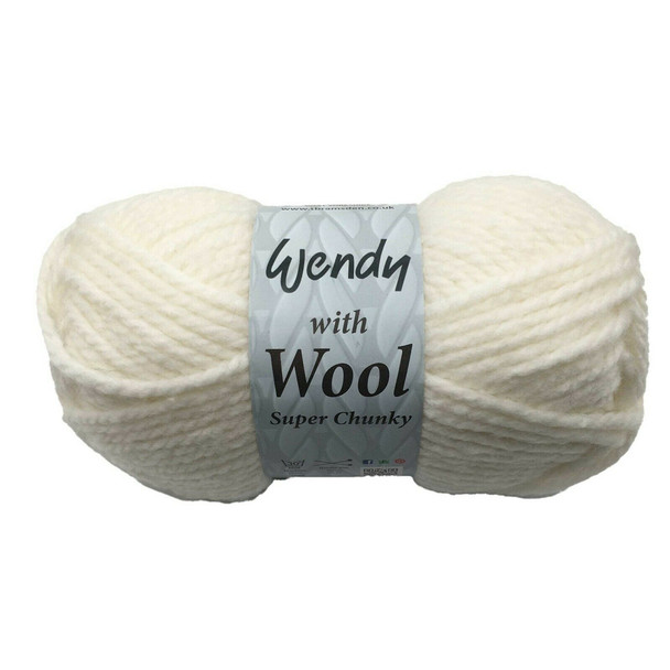 Wendy With Wool Super Chunky, 100g Balls | 5200 Pearl