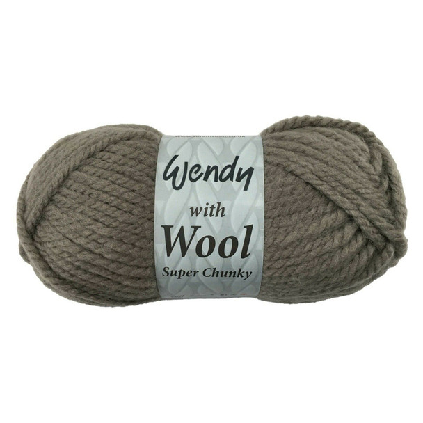 Wendy With Wool Super Chunky, 100g Balls | 5202 Stone