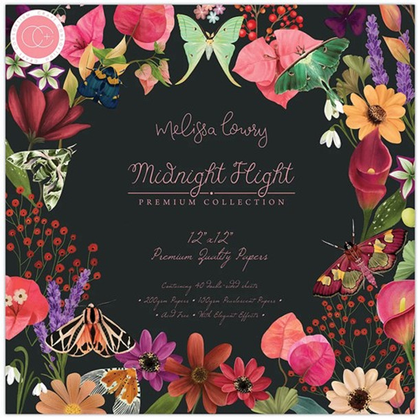 Craft Consortium | Midnight Flight by Melissa Lowry | Premium Paper Pad | 12" x 12"