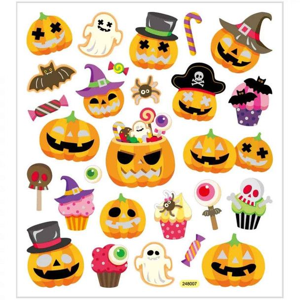 Creativ Company | Halloween Pumpkins Stickers | 15 x 16.5cm