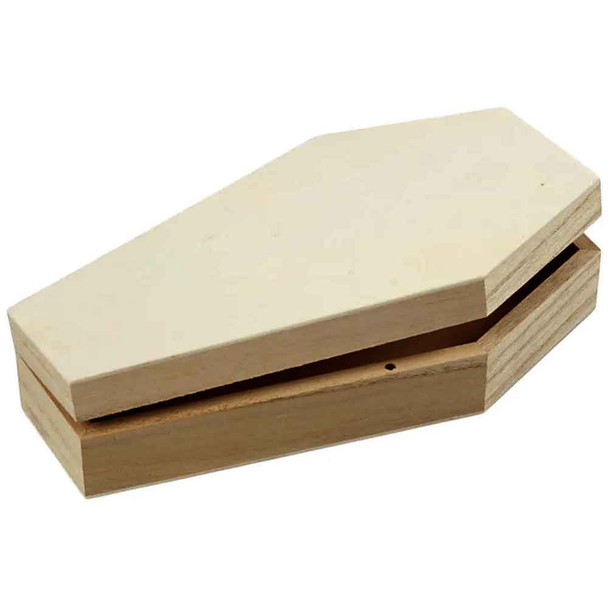 Wooden Coffin Box with Magnetic Closure | 18 x 10 x 4cm | Creativ Company