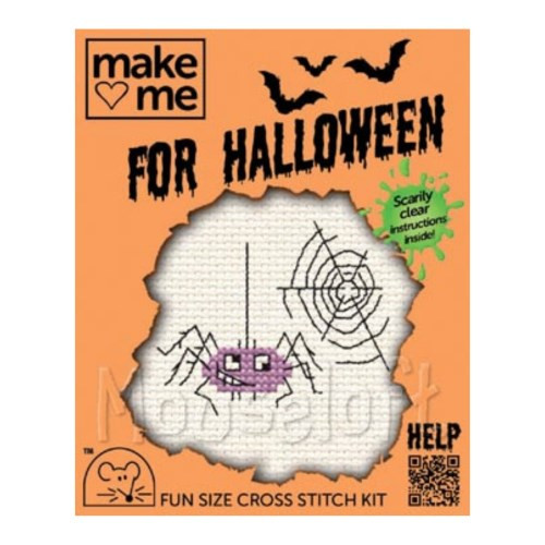 Make Me For... Halloween Cross Stitch Kit Collection | Mouseloft | Spider