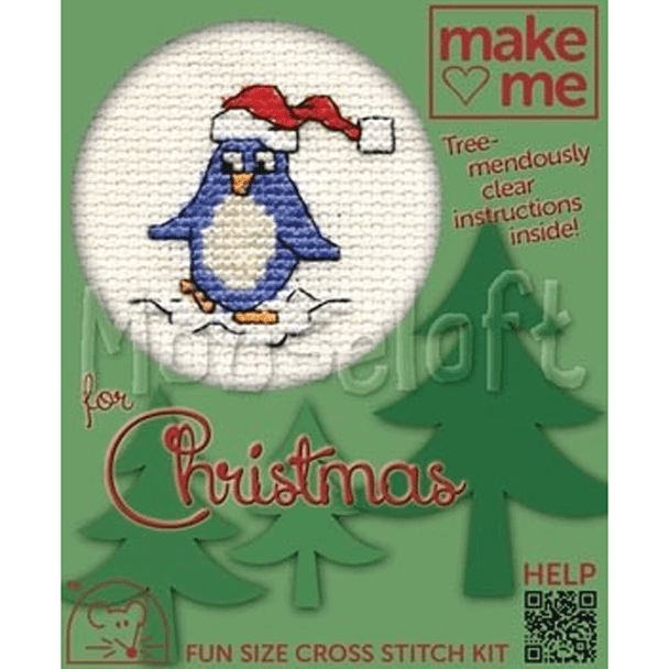 Make Me For... Christmas Cross Stitch Kit Collection | Mouseloft | Penguin