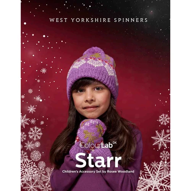 Starr Children’s Accessory Set Knitting Pattern | WYS ColourLab DK Knitting Yarn DBP0192 | Digital Download - Main Image