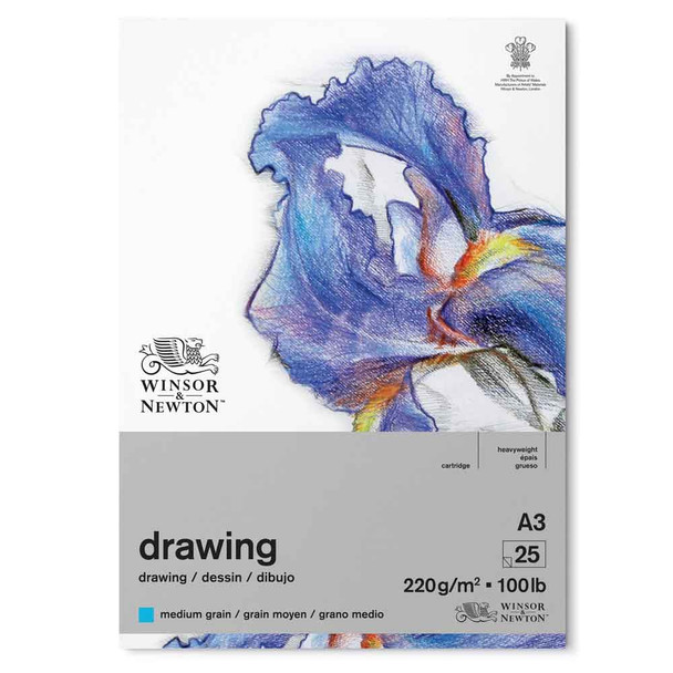 Winsor & Newton Medium Surface Gummed Drawing Pad | A3 | 220gsm - Main Image