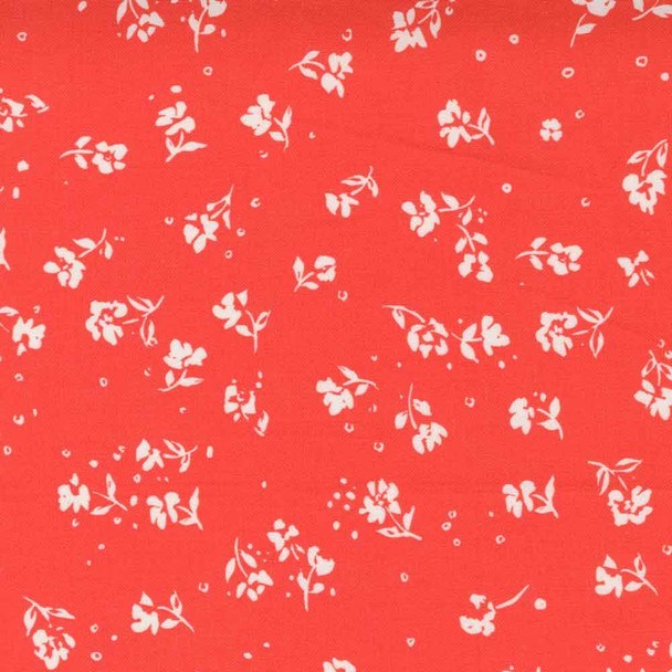 Lady Bird Crystal Manning Moda Fabric | 11875-26 Little Dainities Geraniu