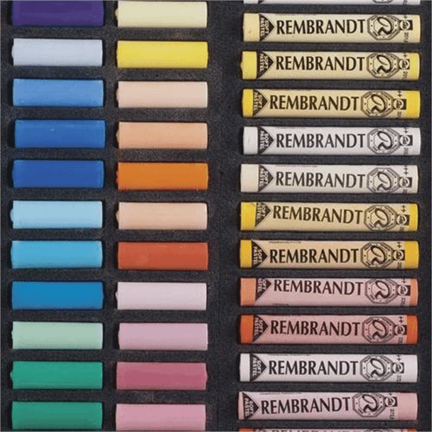 Rembrandt Extra Fine Soft Pastels | Set of 120 | (60 Full Length + 60 Half Length) - Main mage