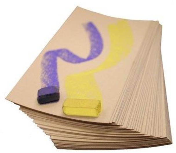 U-art Premium Graded Sanded Pastel Paper - 18" x 24" | Anthracite - M171716 - No. 400