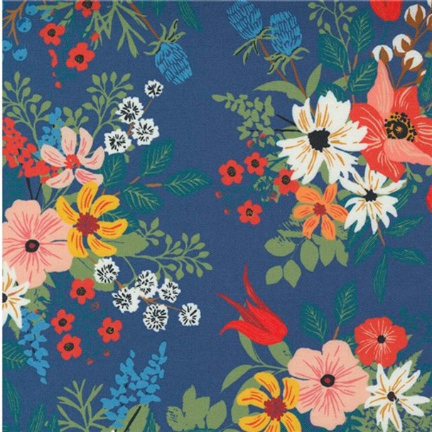 Lady Bird | Crystal Manning | Moda Fabrics | 11872-16 | Navy