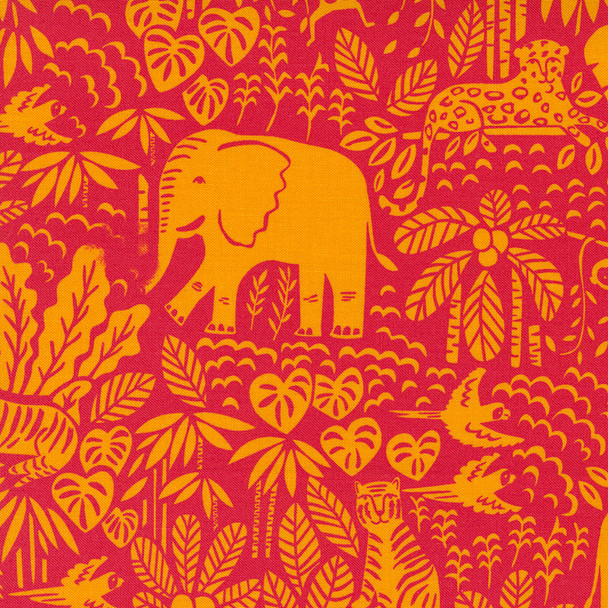 Jungle Paradise Stacy lest Hsu Moda Fabric | 20785-16 Hibiscus