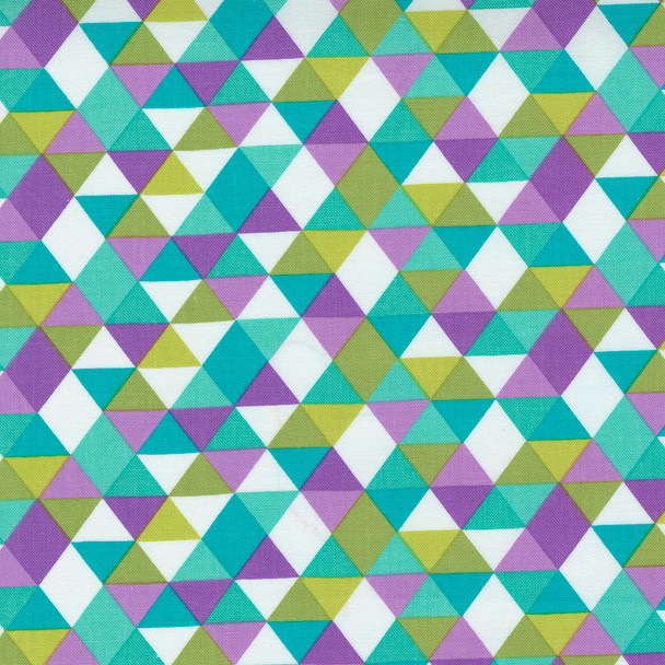 Petal Power Me and My Sister Moda Fabric | 22413-21 Geometrics Truly Turquoise