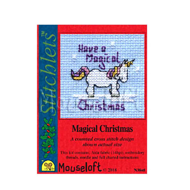Magical Christmas | Stitchlets Cross Stitch Kits with Card | Mouseloft