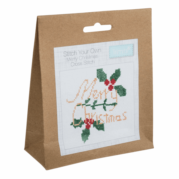  Trimits | Counted Cross Stitch Kit | Merry Christmas