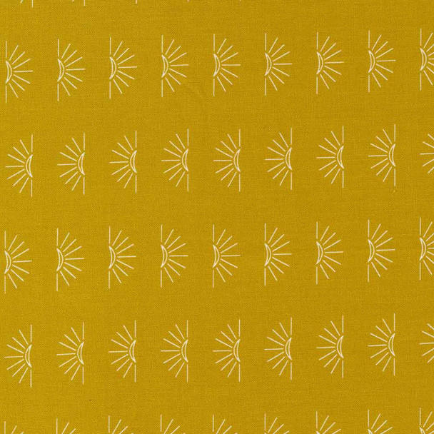 Nocturnal Gingiber Moda Fabric | 48336-14 Crescent Gold