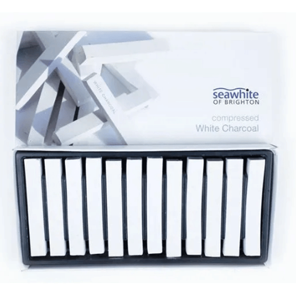 Seawhite Compressed Charcoal | Various Colours | White