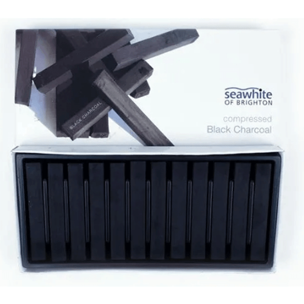 Seawhite Compressed Charcoal | Various Colours | Black